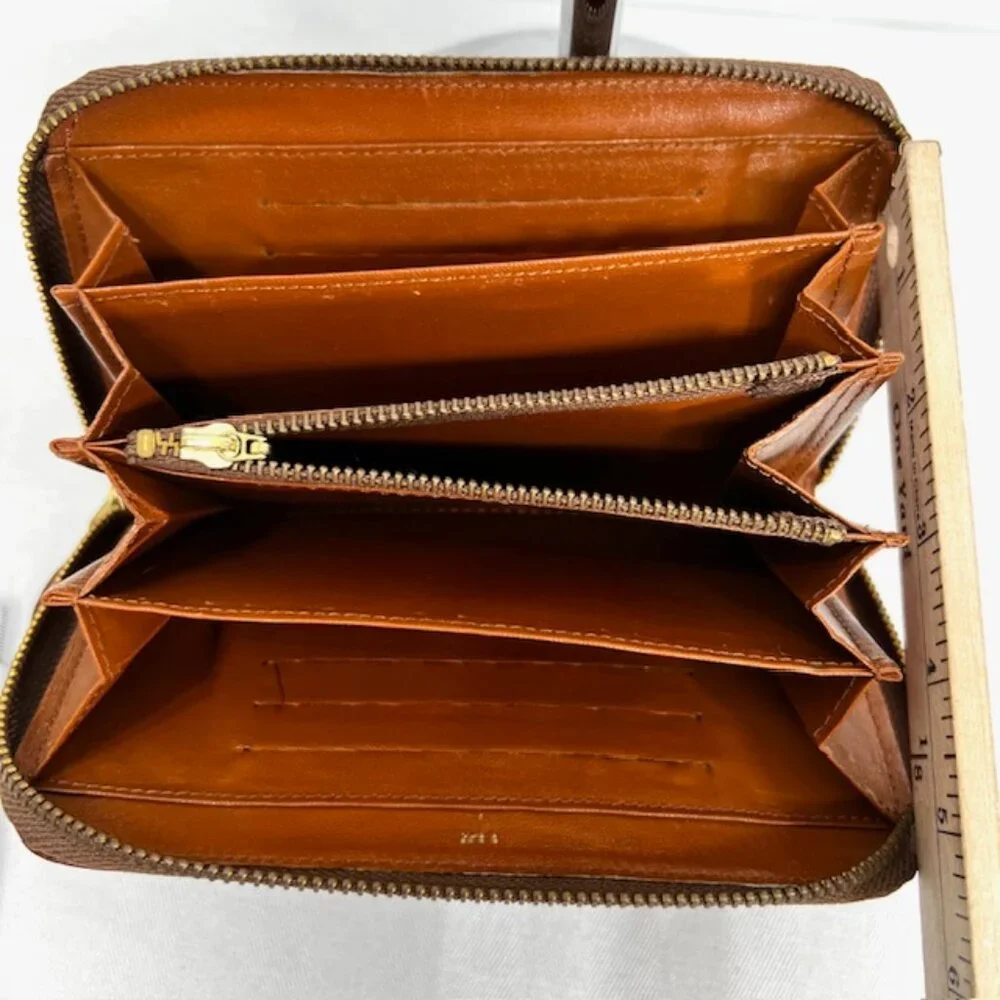 RARE leaher Bugendy Crocodile Hiroko Koshino bis Long Wallet full zip wallet(16 - Picture 4 of 10